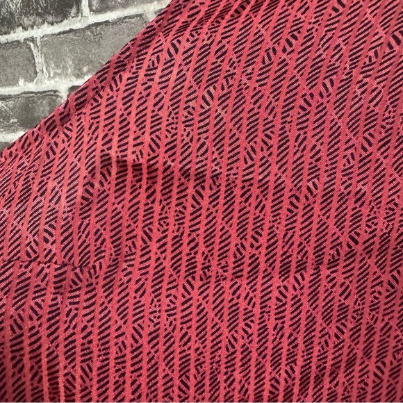 Anthropologie Maeve High Neck Tank top blouse red black printed - Picture 5 of 12